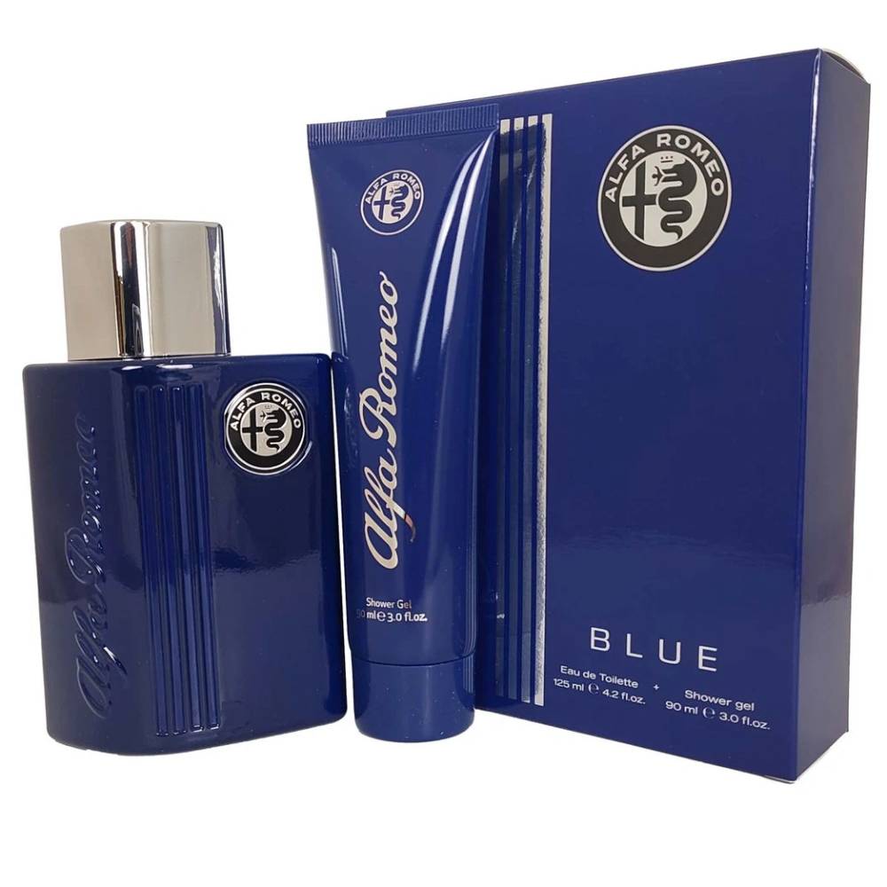 alfa romeo alfa romeo blue woda toaletowa 125 ml   zestaw  