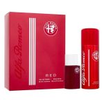 Alfa Romeo Red zestaw woda toaletowa spray 15ml + perfumowany spray do ciała 150ml