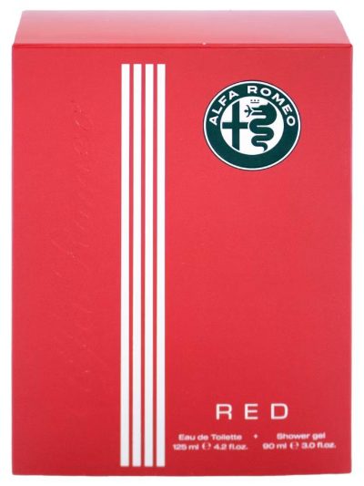 Alfa Romeo Red zestaw woda toaletowa spray 125ml + żel pod prysznic 90ml