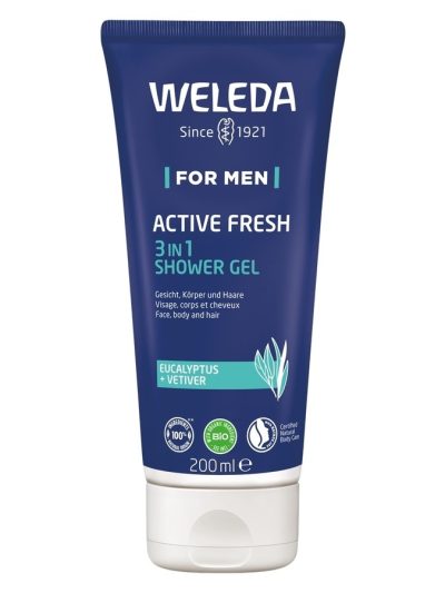 Weleda Active Fresh 3in1 żel pod prysznic dla mężczyzn 200ml