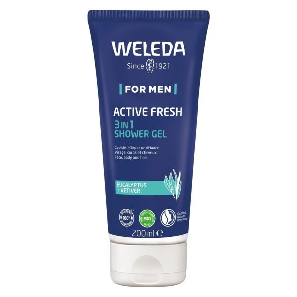 Weleda Active Fresh 3in1 żel pod prysznic dla mężczyzn 200ml