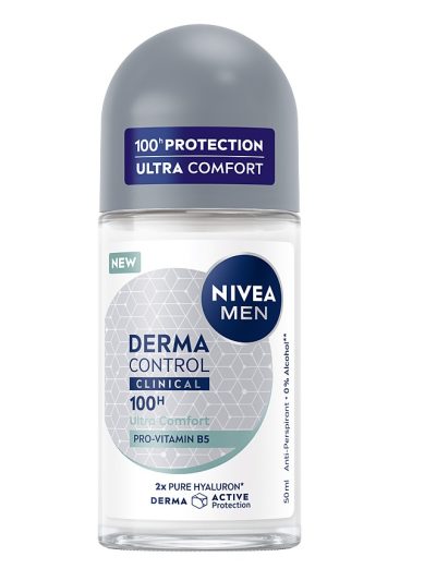 Nivea Men Derma Control Clinical Ultra Comfort antyperspirant w kulce 50ml
