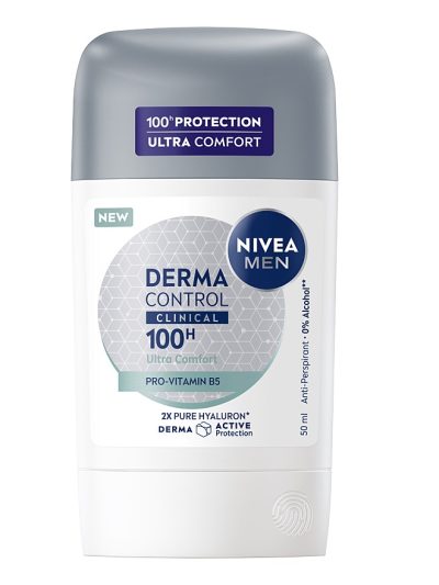 Nivea Men Derma Control Clinical Ultra Comfort antyperspirant w sztyfcie 50ml