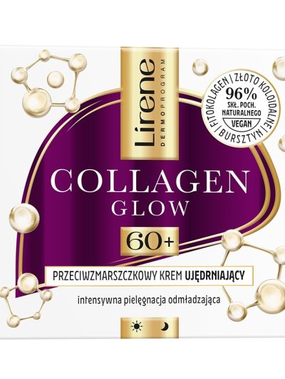 Lirene Collagen Glow przeciwzmarszczkowy krem ujędrniający 60+ 50ml