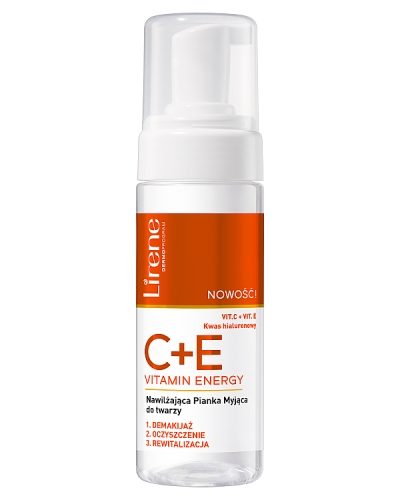 Lirene C+E Vitamin Energy nawilżająca pianka myjąca do twarzy 150ml