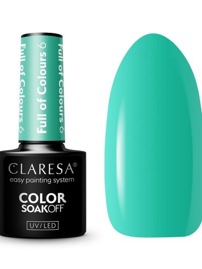 Claresa Color Soak Off UV/LED Full of Colours lakier hybrydowy 6 5g
