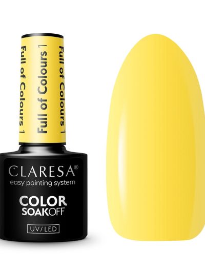 Claresa Color Soak Off UV/LED Full of Colours lakier hybrydowy 1 5g