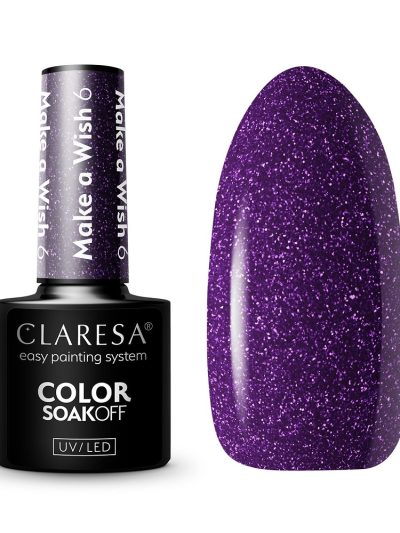 Claresa Color Soak Off UV/LED Make a Wish lakier hybrydowy 6 5g