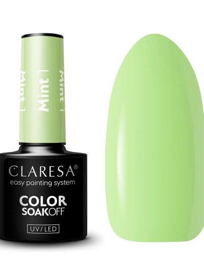 Claresa Color Soak Off UV/LED Mint lakier hybrydowy 1 5g