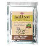 Sattva Natural Herbal Dye for Hair naturalna ziołowa farba do włosów Light Brown 10g