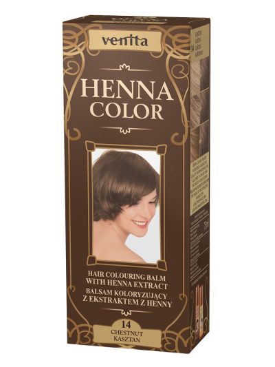 Venita Henna Color balsam koloryzujący z ekstraktem z henny 14 Kasztan 75ml