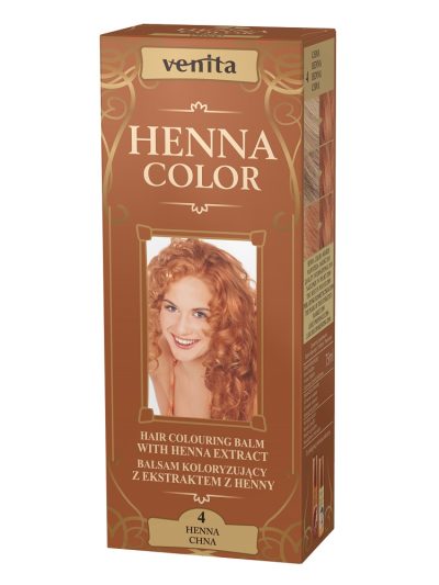 Venita Henna Color balsam koloryzujący z ekstraktem z henny 4 Chna 75ml