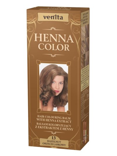 Venita Henna Color balsam koloryzujący z ekstraktem z henny 13 Orzech Laskowy 75ml