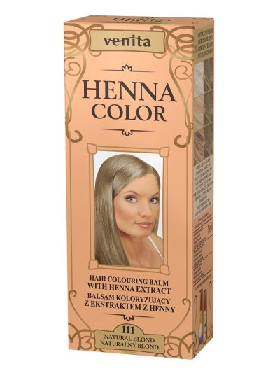 Venita Henna Color balsam koloryzujący z ekstraktem z henny 111 Natural Blond 75ml