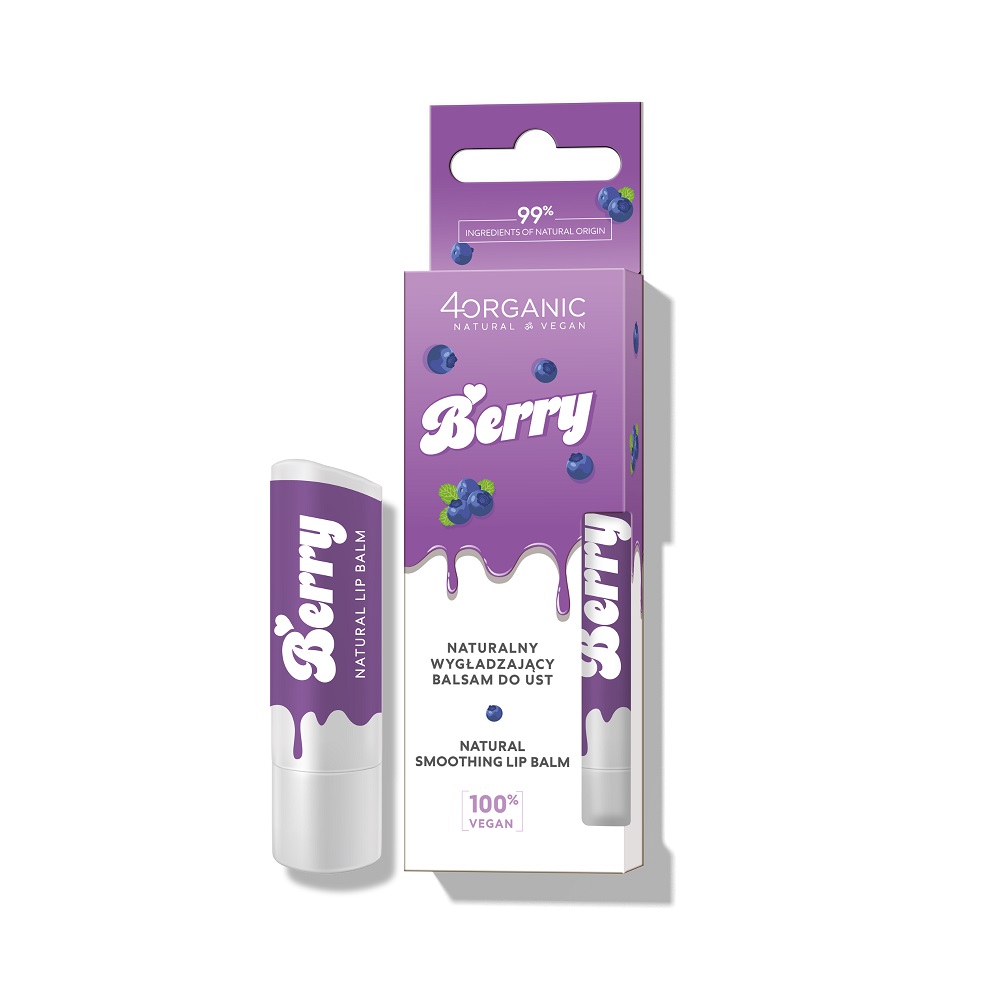4organic 4organic natürlich glättend Lotion für die Lippen Berry 5g — Inhaltsstoffe und Bewertung