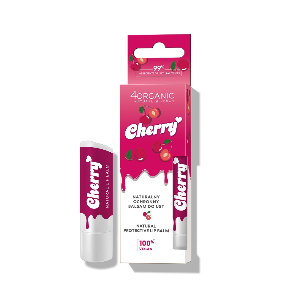 4organic 4organic natürlich schützend Lotion für die Lippen Cherry 5g — Inhaltsstoffe und Bewertung