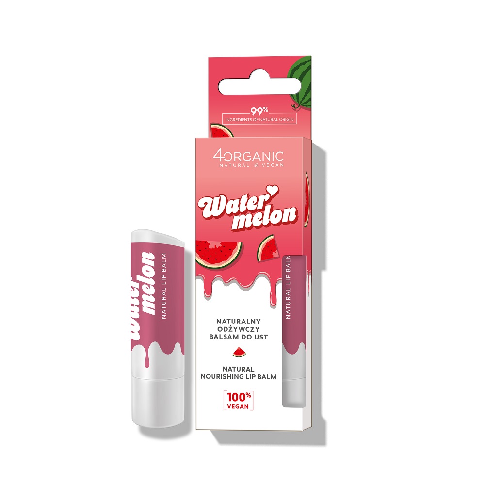 4organic 4organic natürlich pflegend Lotion für die Lippen Watermelon 5g — Inhaltsstoffe und Bewertung
