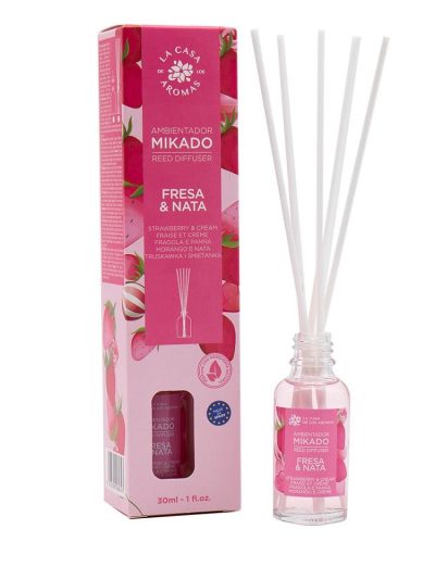 La Casa de los Aromas Mikado patyczki zapachowe Truskawki i Śmietana 30ml