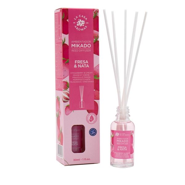 La Casa de los Aromas Mikado patyczki zapachowe Truskawki i Śmietana 30ml