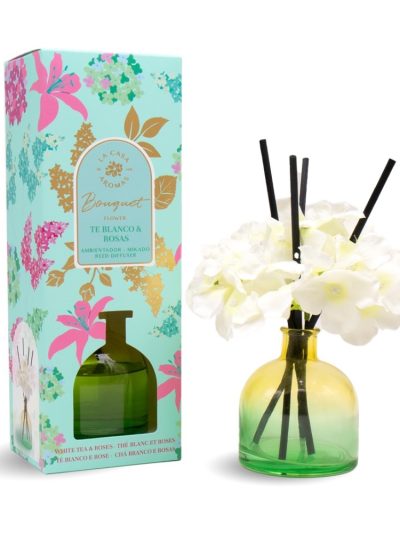 La Casa de los Aromas Flower Bouquet patyczki zapachowe Biała Herbata & Róże 170ml