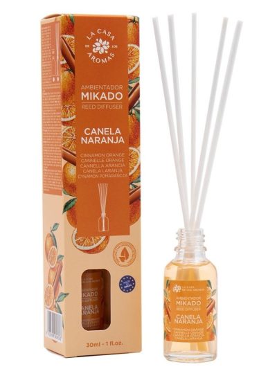 La Casa de los Aromas Mikado patyczki zapachowe Cynamon & Pomarańcza 30ml