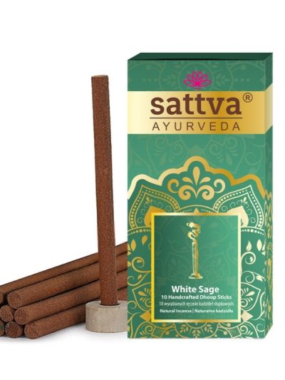 Sattva Incense Sticks kadzidła słupkowe White Sage 10szt