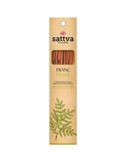 Sattva Natural Indian Incense naturalne indyjskie kadzidełko Frank 15szt