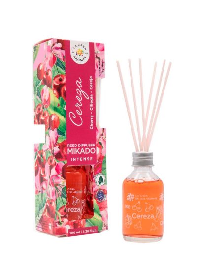 La Casa de los Aromas Mikado Intense patyczki zapachowe Wiśnia 100ml