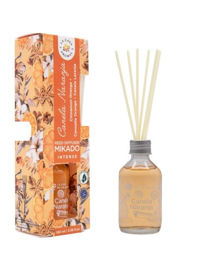La Casa de los Aromas Mikado Intense patyczki zapachowe Cynamon i Pomarańcza 100ml