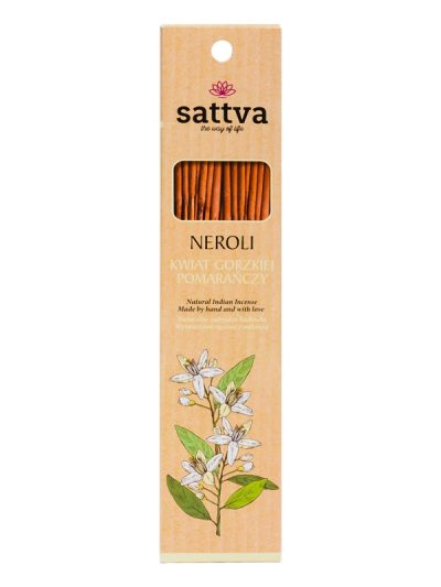 Sattva Natural Indian Incense naturalne indyjskie kadzidełko Neroli 15szt