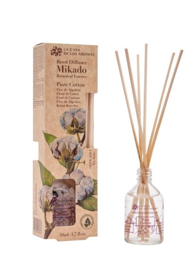 La Casa de los Aromas Mikado Botanical Essence patyczki zapachowe Bawełna 50ml