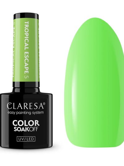 Claresa Color Soak Off UV/LED Tropical Escape lakier hybrydowy 5 5g
