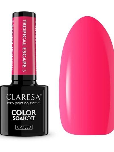 Claresa Color Soak Off UV/LED Tropical Escape lakier hybrydowy 3 5g