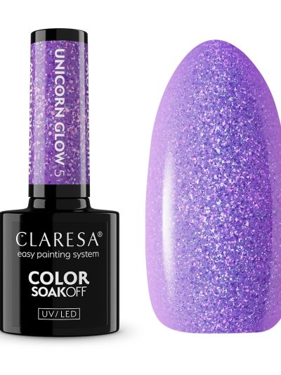 Claresa Color Soak Off UV/LED Unicorn Glow lakier hybrydowy 5 5g