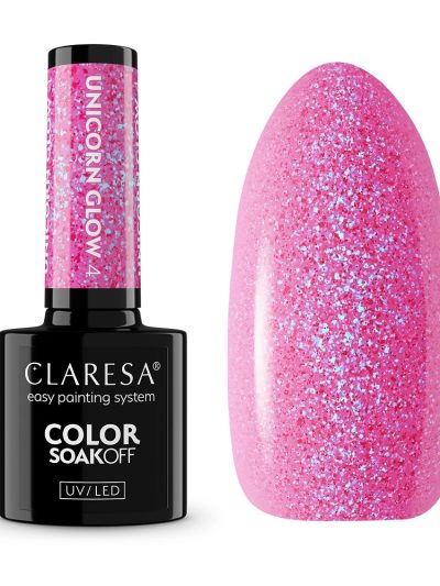 Claresa Color Soak Off UV/LED Unicorn Glow lakier hybrydowy 4 5g
