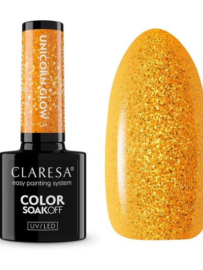 Claresa Color Soak Off UV/LED Unicorn Glow lakier hybrydowy 3 5g
