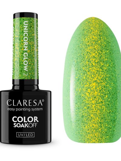 Claresa Color Soak Off UV/LED Unicorn Glow lakier hybrydowy 2 5g