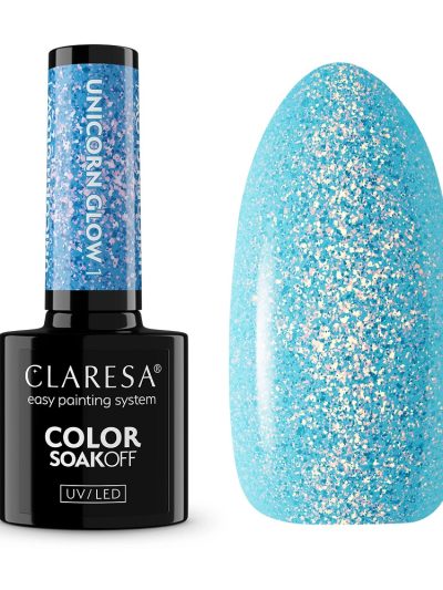 Claresa Color Soak Off UV/LED Unicorn Glow lakier hybrydowy 1 5g