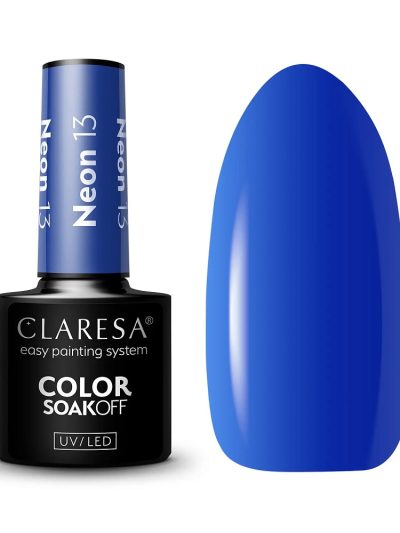 Claresa Color Soak Off UV/LED Neon lakier hybrydowy 13 5g