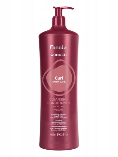 Fanola Wonder Curl Extra Care oczyszczająca odżywka do włosów kręconych 1000ml