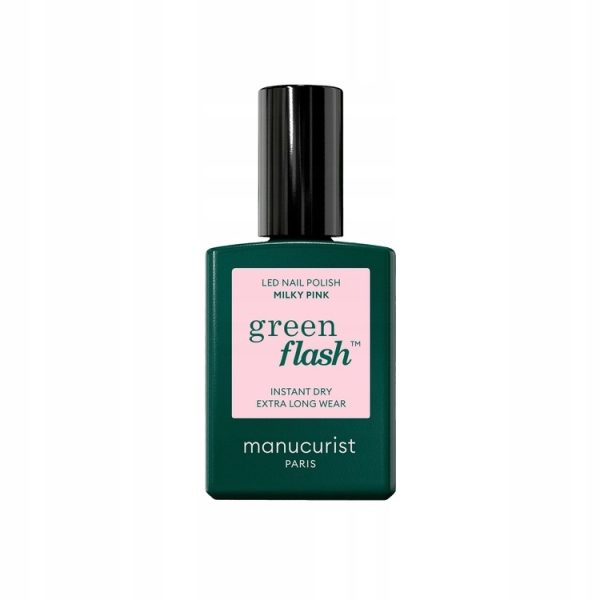 Manucurist Green Flash Nail Polish lakier do paznokci Milky Pink 15ml