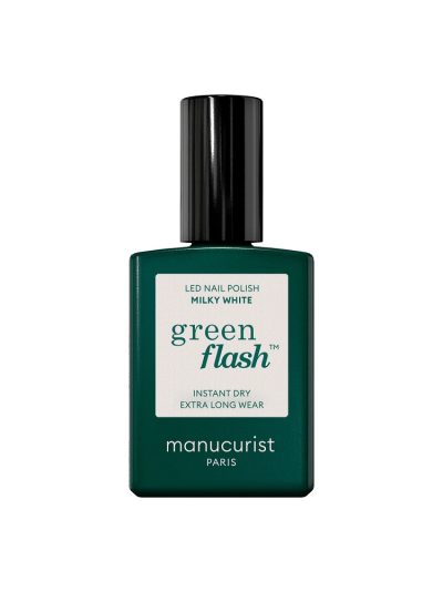 Manucurist Green Flash Nail Polish lakier do paznokci Milky White 15ml