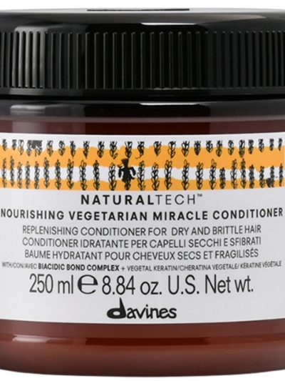 Davines Naturaltech Nourishing Vegetarian Miracle Conditioner nawilżająca odżywka do włosów suchych i zniszczonych 250ml