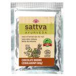 Sattva Natural Herbal Dye for Hair naturalna ziołowa farba do włosów Chocolate Brown 10g