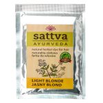 Sattva Natural Herbal Dye for Hair naturalna ziołowa farba do włosów Light Blonde 10g
