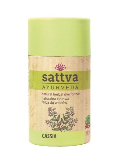 Sattva Natural Herbal Dye for Hair naturalna ziołowa farba do włosów Cassia 150g