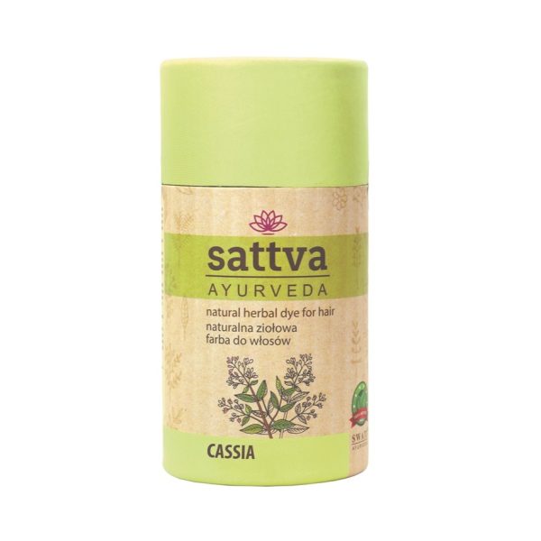 Sattva Natural Herbal Dye for Hair naturalna ziołowa farba do włosów Cassia 150g