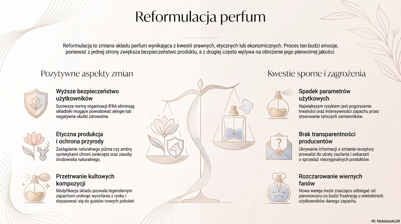 Reformulacja perfum - infografika