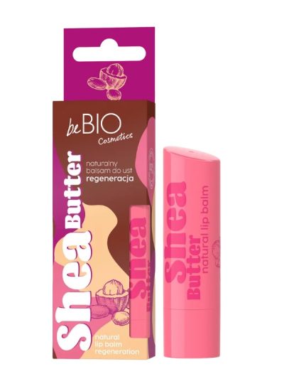 BeBio Ewa Chodakowska Naturalny regenerujący balsam do ust Masło Shea 5g