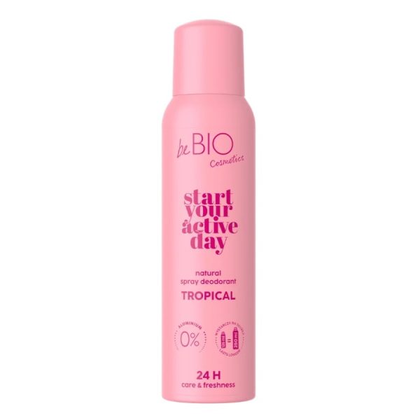 BeBio Ewa Chodakowska Start Your Active Day naturalny dezodorant w sprayu Tropical 125ml